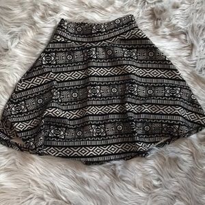 Black & Champagne skirt